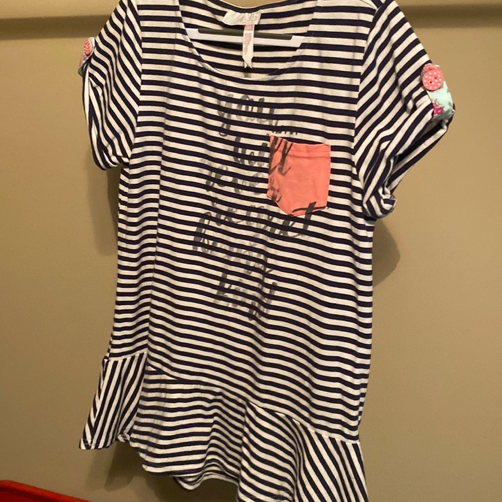 Matilda Jane shirt size 14 (distressed lettering)